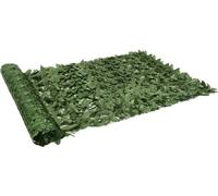 vidaXL Pare-vue de balcon avec feuilles vert foncé 600x150 cm