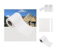 vidaXL Pare-vue de jardin 4 pcs. PVC 35x0,19 m Blanc - Panneaux de clôture