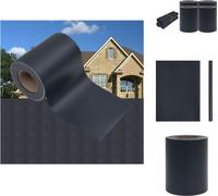 vidaXL Pare-vue de jardin 4 pcs. PVC 35x0,19 m Gris foncé mat - Panneaux de clôture