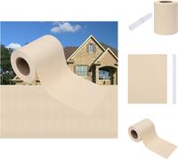 vidaXL Pare-vue de jardin PVC 70x0,19 m Crème - Panneaux de clôture