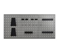 vidaXL Paroi à outils 3 pcs. 40×58 cm acier