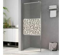 VIDAXL Paroi de douche 115x195 cm - Design pierre