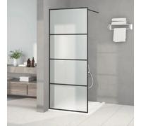vidaXL Paroi de douche 80x195 cm Noir