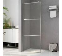 vidaXL Paroi de douche pour passage piétonnier avec verre ESG transparent 115x195 cm