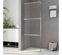 vidaXL Paroi de douche pour passage piétonnier avec verre ESG transparent 100x195 cm