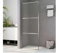 vidaXL Paroi de douche pour passage piétonnier avec verre ESG transparent 80x195 cm