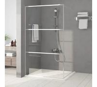 VidaXL Paroi de douche Argenté 115x195 cm
