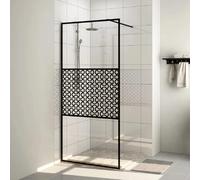 vidaXL Paroi de douche ESG Transparent 90x195 cm