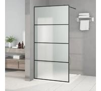 VidaXL Paroi de Douche Noir 100x195 cm