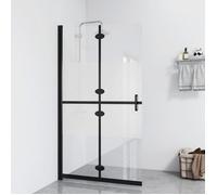 vidaXL Paroi de douche praticable pliable Verre ESG semi-mat 100x190 cm