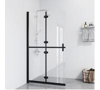vidaXL Paroi de douche praticable pliable Verre ESG transparent 70x190 cm