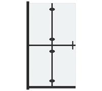 vidaXL Paroi de douche pliable Verre ESG dépoli 80x190 cm