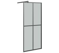 vidaXL Paroi de douche pour douche à l'italienne 80x195 cm Verre de sécurité foncé