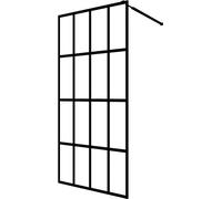 vidaXL Paroi de douche pour douche à l'italienne Verre de sécurité mat 140x195 cm