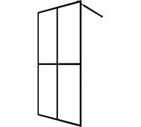 vidaXL Paroi de douche pour douche à l'italienne Verre de sécurité mat 90x195 cm