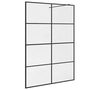 vidaXL Paroi de douche pour passage piétonnier avec verre ESG transparent 140x195 cm