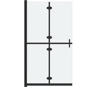 vidaXL Paroi de douche praticable pliable verre ESG mat 110x190 cm