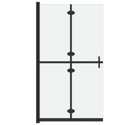vidaXL Paroi de douche praticable pliable verre ESG mat 70x190 cm