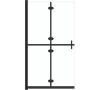 vidaXL Paroi de douche praticable pliable Verre ESG transparent 120x190 cm