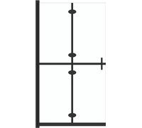 vidaXL Paroi de douche praticable pliable Verre ESG transparent 90x190 cm