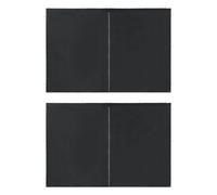 Vidaxl Paroi De Tente De Réception 2pcs Fermeture éclair Pe Anthracite
