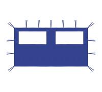 vidaXL Paroi latérale 4x2 m avec fenêtres – Bleu