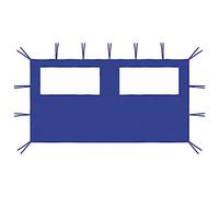 vidaXL Paroi latérale de belvédère avec fenêtres 4x2 m Bleu