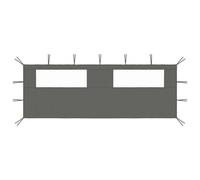Vidaxl Paroi Latérale De Belvédère Avec Fenêtres 6x2 M Anthracite