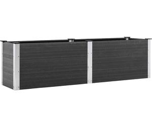 vidaXL Parterre de jardin surélevé 200x50x54 cm WPC Gris