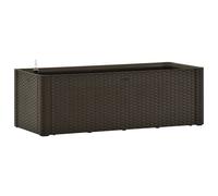 vidaXL Parterre de jardin surélevé avec système d'arrosage automatique Moka 100x43x33 cm