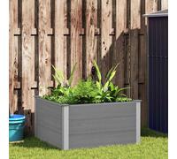 vidaXL Parterre de jardin surélevé WPC 100 x 100 x 54 cm Gris