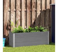 vidaXL Parterre de jardin surélevé WPC 150 x 50 x 54 cm Gris