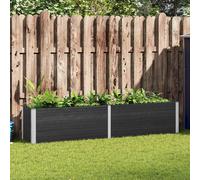 vidaXL Parterre surélevé de jardin 250 x 50 x 54 cm WPC Gris