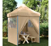 Vidaxl Partytent Popup pliable avec 4 parois latérales Beige