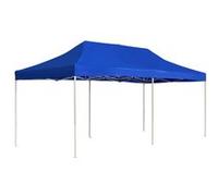 vidaXL Tente de réception professionnelle pliable aluminium 6x3 m bleue