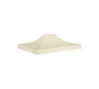 vidaXL Toit de tente de réception 4,5x3 m Crème