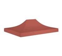 vidaXL Toit de tente de réception 4,5x3 m 270 g/m² Terre cuite 315372