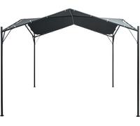 vidaXL Pavilion Tente de réception Abri 3x3 m Acier anthracite