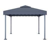 vidaXL Pavillon 300 x 300 cm Aluminium anthracite