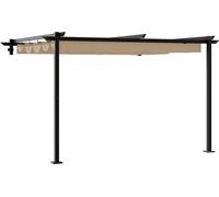 vidaXL Pavillon 300 x 300 x 200 cm Taupe Polyester
