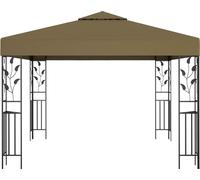 vidaXL Pavillon 3x3 m Taupe 180 g/m