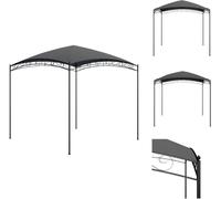 vidaXL Pavillon 3x3x2,65 m Anthracite 180 g/m² - Pavillons & Tentes de réception