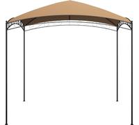 vidaXL Pavillon 3x3x2,65 m Taupe 180 g/m²