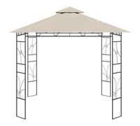 vidaXL Pavillon 3x3x2,7 m Crème 160 g/m