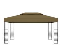 vidaXL Pavillon 3x4 m Taupe 180 g/m