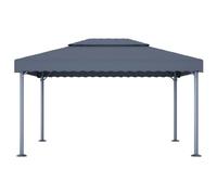 vidaXL Pavillon 400 x 300 cm Aluminium Anthracite