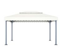 vidaXL Pavillon 400 x 300 cm Crème Aluminium