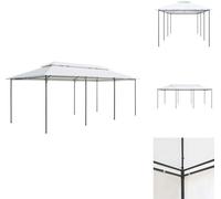 vidaXL Pavillon 600x298x270 cm Blanc 180g/m² - Pavillons & Tentes de réception