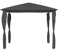 vidaXL Pavillon avec couvertures de poteaux 3x3x2,6 m Anthracite 160 g/m