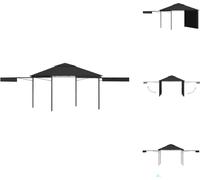 vidaXL Pavillon avec double toit étendu 3x3x2,75 cm 180 g/m² - Pavillons & Tentes de réception
